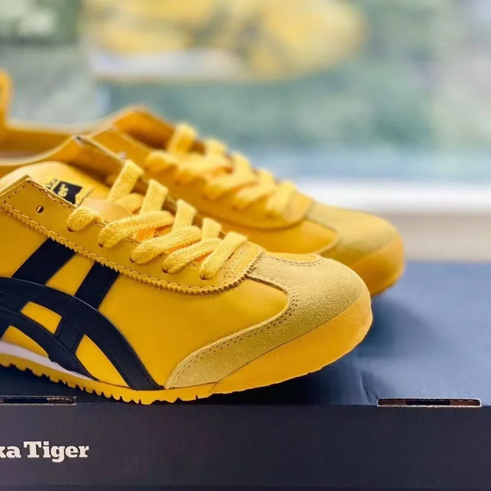 Onitsuka Tiger - Mexico 66 in Yellow Sneakers - Picture 3 of 5